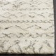 preview thumbnail 4 of 6, Safavieh Handmade Casablanca Ivory / Grey New Zealand Wool Rug - 9' x 12'