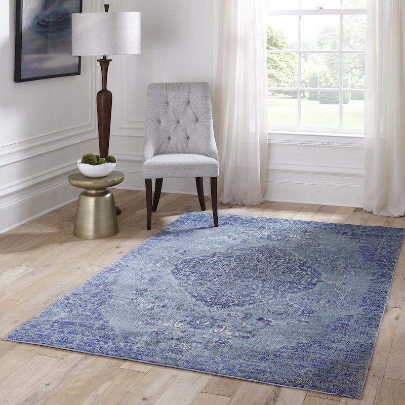 Momeni Amelia Polyester Blend Traditional Medallion Area Rug
