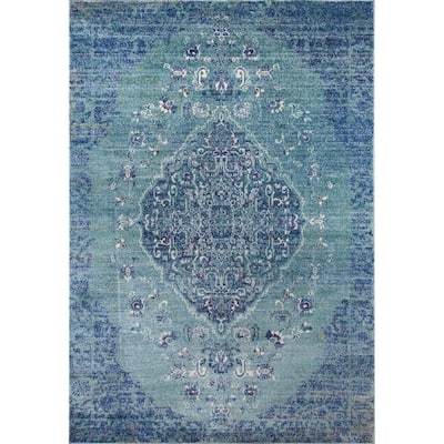 Momeni Amelia Polyester Blend Traditional Medallion Area Rug