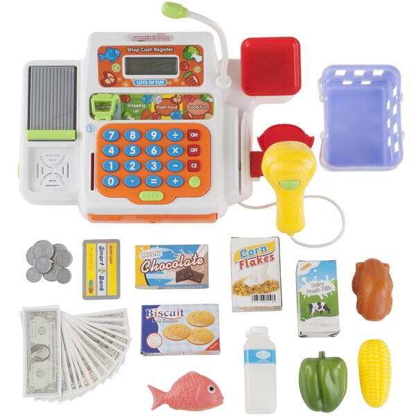 pretend play electronic cash register
