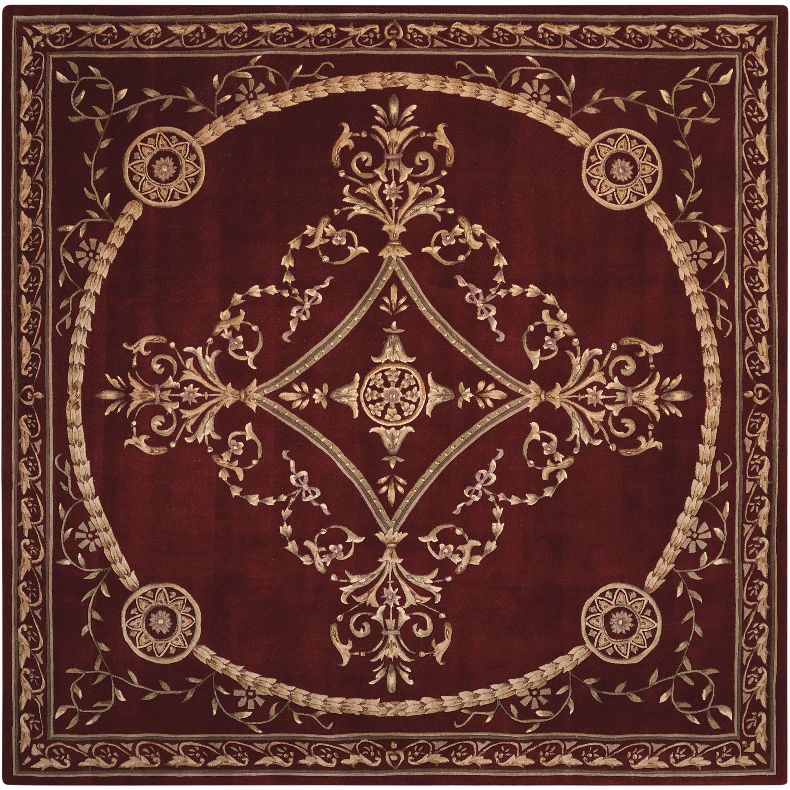 5'3 x 8'3 VP07 Brick Rectangle Area Rug Nourison Versailles Palace 5-Feet 3-Inches by 8-Feet 3-Inches