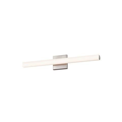 SQ-bar Satin Nickel 24-inch LED Vanity