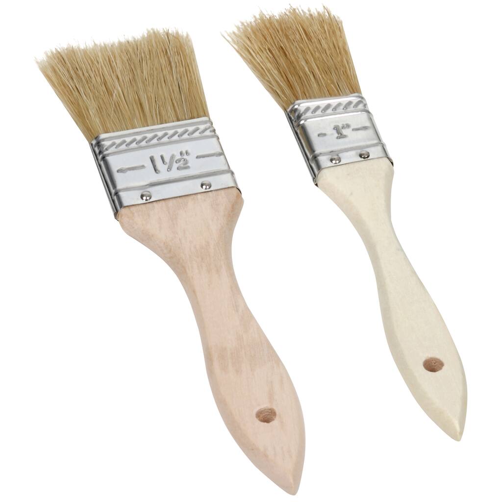 Ekco 1094928 2 Piece Assorted Wood Basting Brush Set
