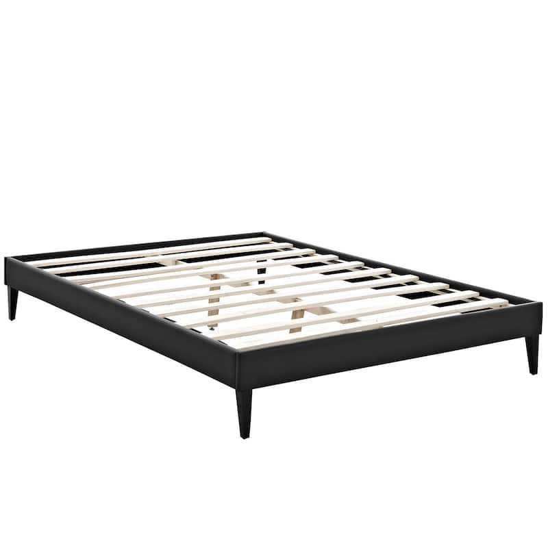 Modway Sharon Black Wood Squared Tapered Legs Bed