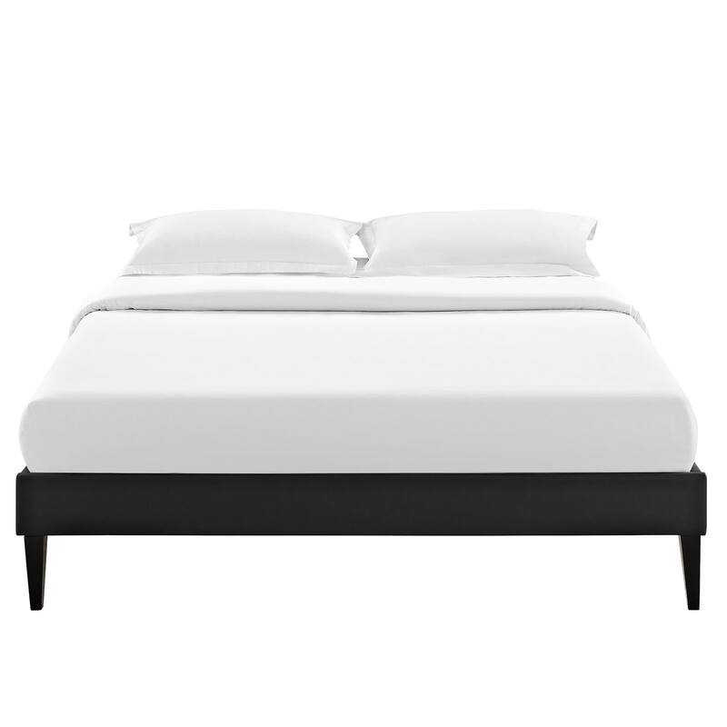 Modway Sharon Black Wood Squared Tapered Legs Bed
