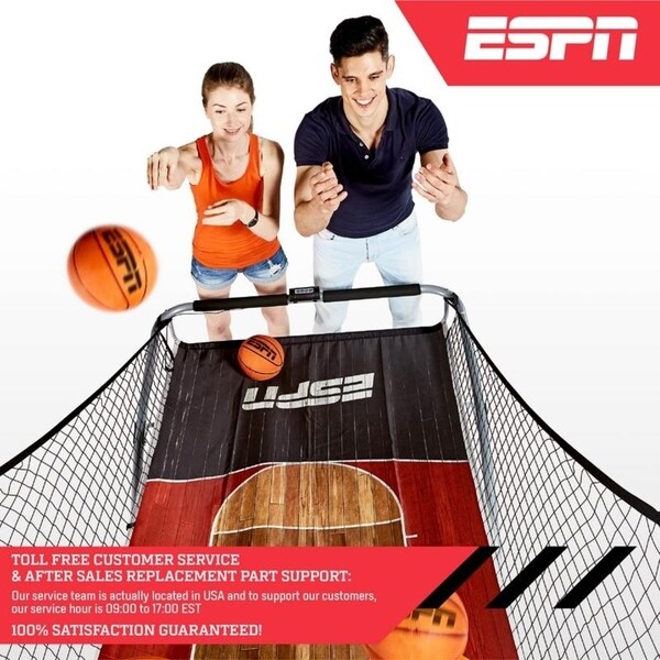 foldable basketball arcade game