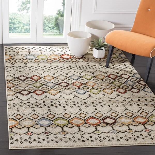 Safavieh Amsterdam Bohemian Ivory / Multicolored Rug (4' x 6')