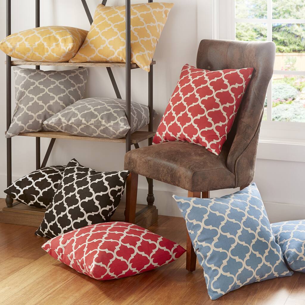 Montvale 20-inch Moroccan Pattern Toss Accent Pillow (Set of 2)