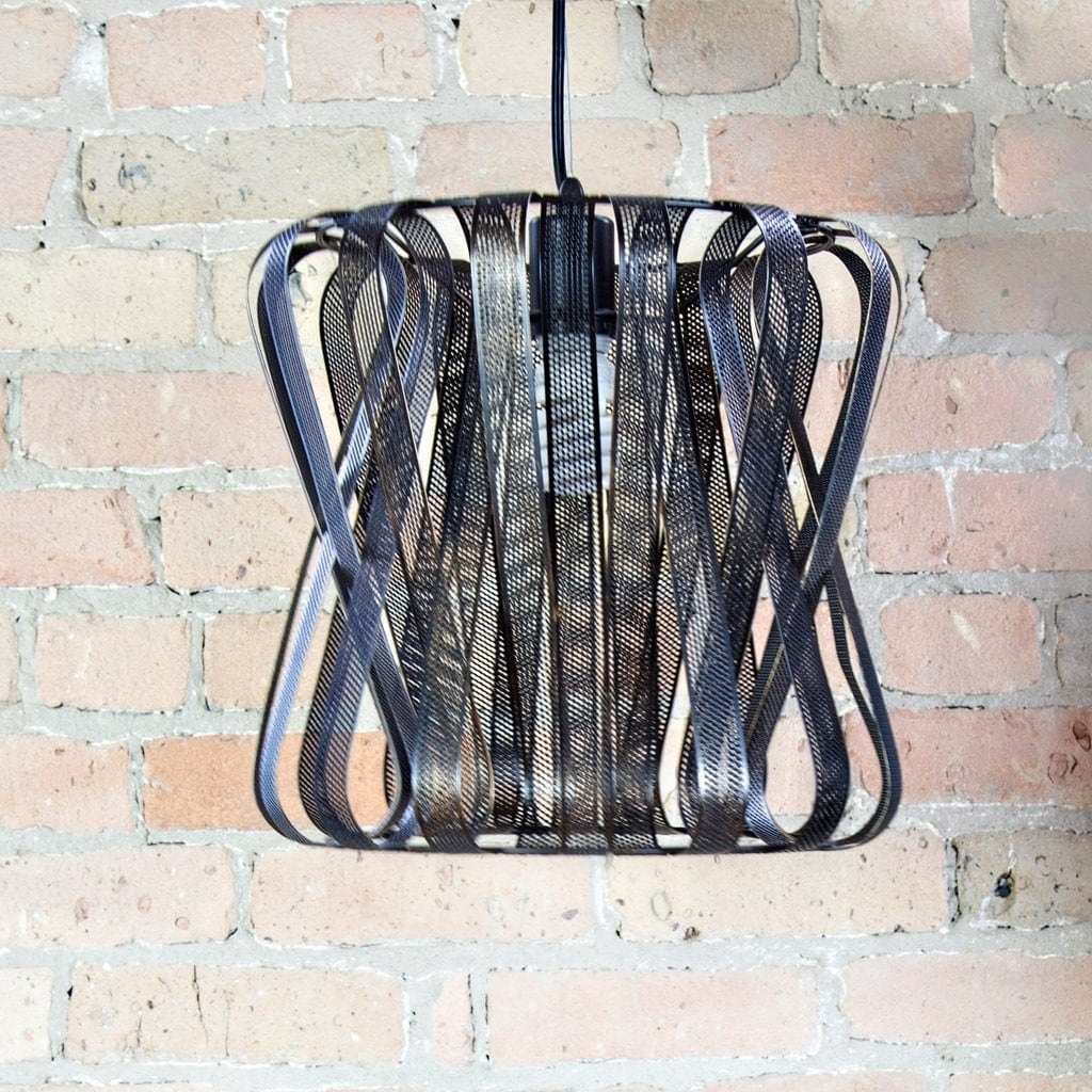 East Village Industrial Metal 56-inch Hanging Lamp - 13"L x 13"W x 59"H