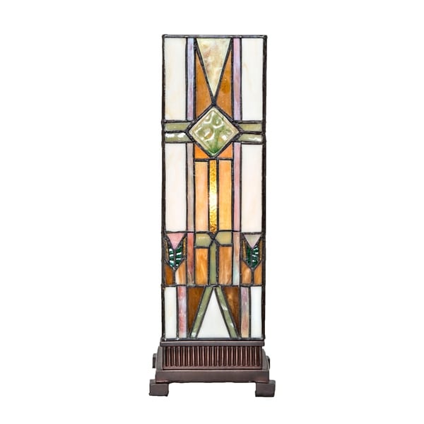 River of Goods 14" High Stained Glass Mission Accent Uplight