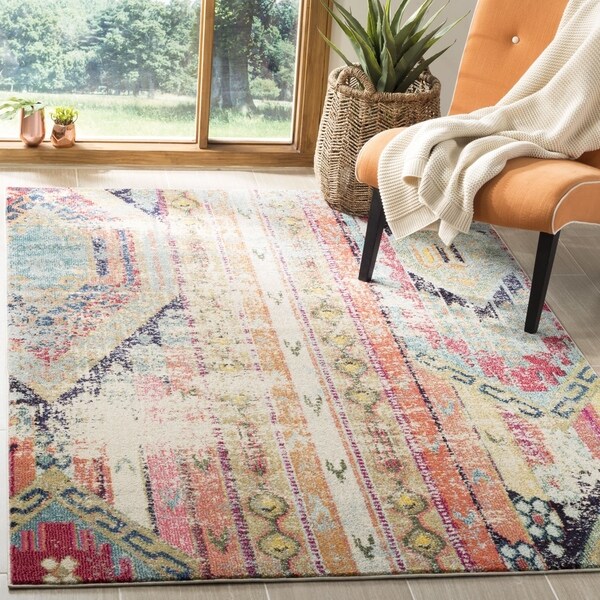 Safavieh Monaco Vintage Bohemian Multicolored Distressed Rug - 3' x 5'