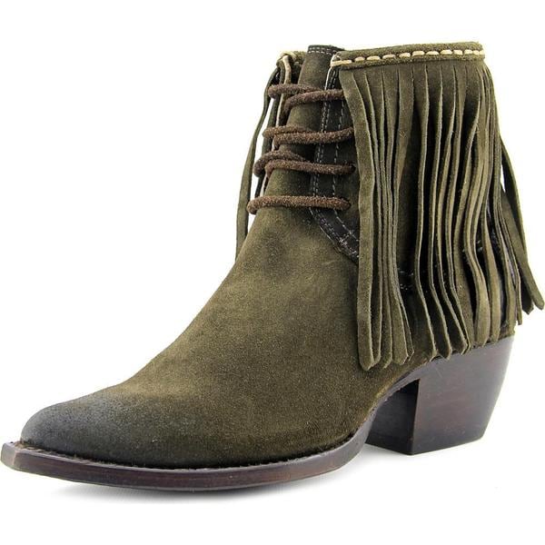 frye green suede boots