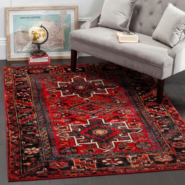Safavieh Vintage Hamadan Traditional Red/ Multi Rug - 3' x 5'