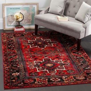 slide 1 of 1, Safavieh Vintage Hamadan Red / Multicolored Rug (4' x 6')