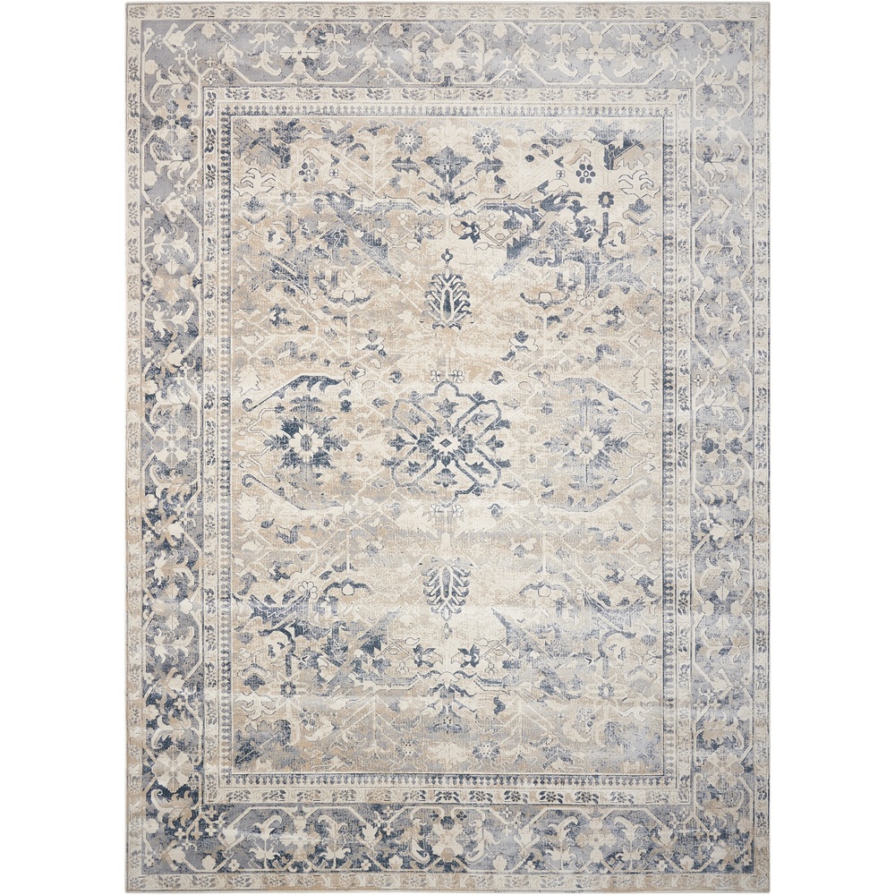 Malta Oriental Bordered Medallion Area Rug