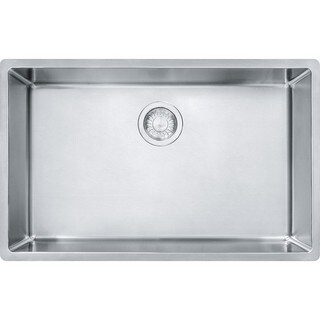 Silver-colored Steel Cube Single-basin Sink