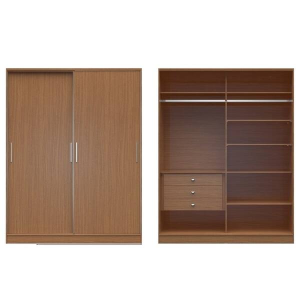 Shop Manhattan Comfort Chelsea 2 0 70 07 Inch Wide Full Wardrobe
