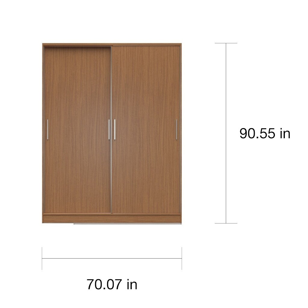 Shop Manhattan Comfort Chelsea 2 0 70 07 Inch Wide Full Wardrobe