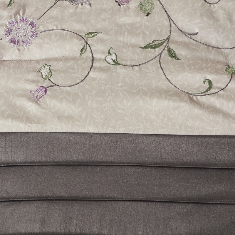 Madison Park Belle Purple Comforter Set - On Sale - Bed Bath & Beyond ...