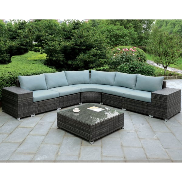 Shop Furniture Of America Griffith Modern 8 Piece Dark Grey
