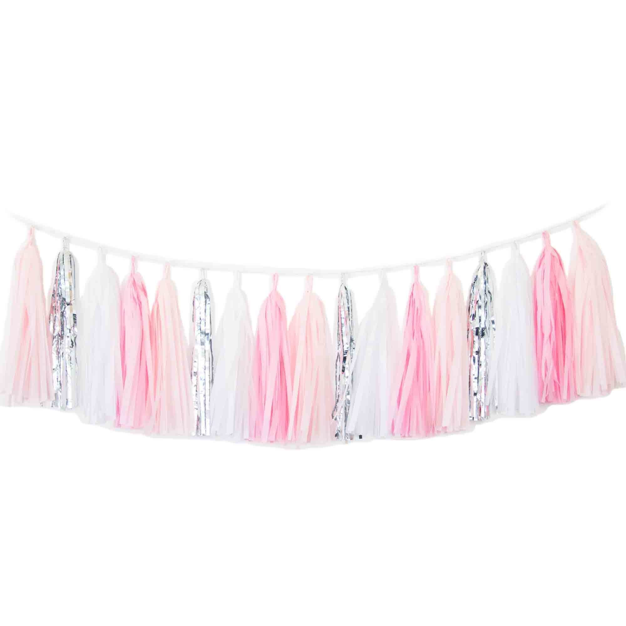blush tassel garland