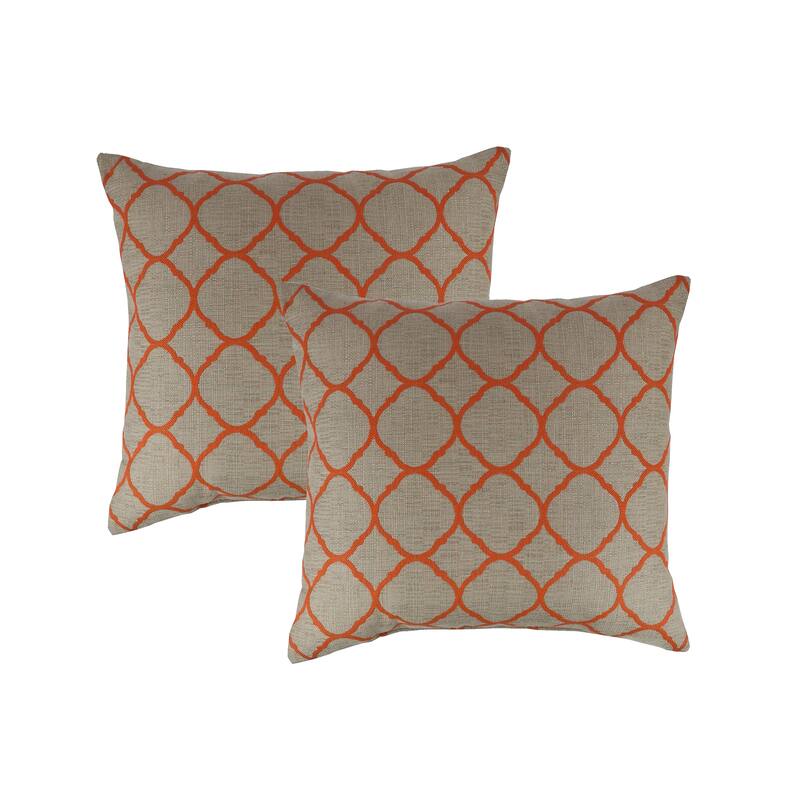 Austin Horn Classics Sunbrella Accord Koi 18-inch Outdoor Pillow (set of 2)