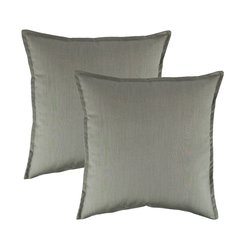 Austin Horn Classics Sunbrella Spectrum Dove 20-inch Outdoor Pillow (set of 2)