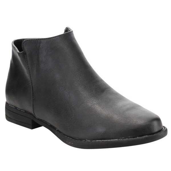 chunky stacked heel boots
