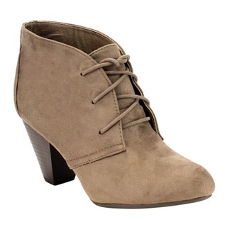 lace up oxford bootie