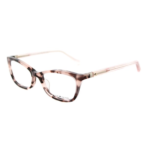 Shop Kate Spade Women's KS Delacy RS3 Havana Rose Plastic 52mm CatEye