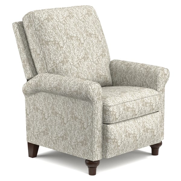 slide 2 of 4, ProLounger Taupe Coral Push Back Recliner Chair
