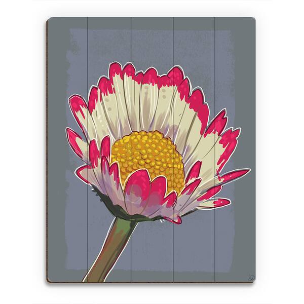 Daisy Against Slate' Wooden Wall Art Bed Bath & Beyond 12682624