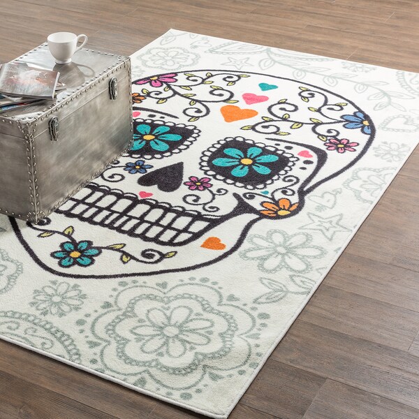 Mohawk Home Aurora Sugar Skull Area Rug 7 6 X 10 Mohawk Home Aurora Sugar Skull Area Rug 7 X27 6 X 10