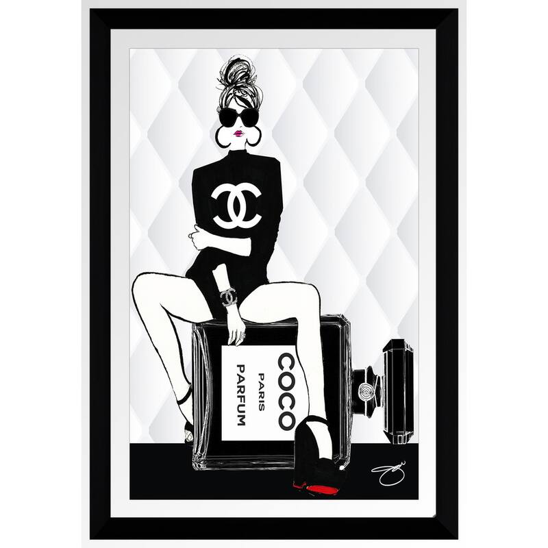 BY Jodi "Waiting For " Framed Plexiglass Wall Art