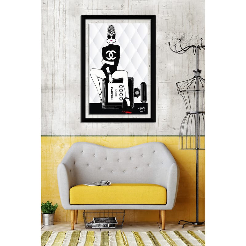 BY Jodi "Waiting For " Framed Plexiglass Wall Art