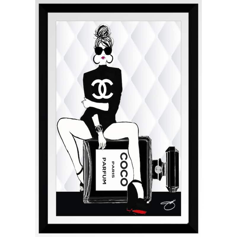 BY Jodi "Waiting For " Framed Plexiglass Wall Art