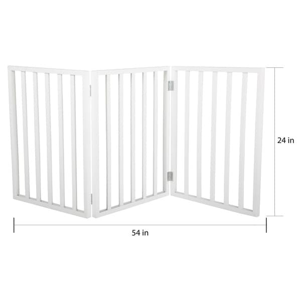 Shop Freestanding Wooden Pet Gate by 