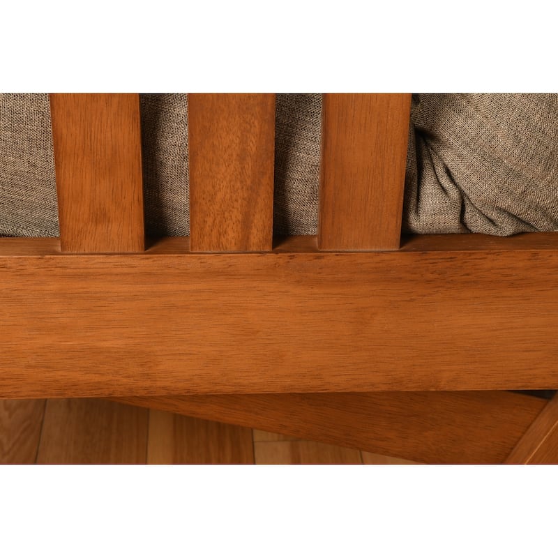 Somette Beli Mont Fabric/Wood Futon Set with Storage Drawers