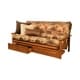 preview thumbnail 2 of 16, Somette Beli Mont Fabric/Wood Futon Set with Storage Drawers