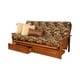 preview thumbnail 4 of 16, Somette Beli Mont Fabric/Wood Futon Set with Storage Drawers