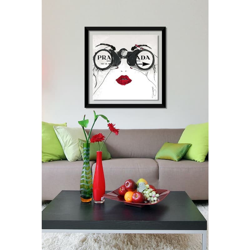 BY Jodi "I See Prada" Framed Plexiglass Wall Art