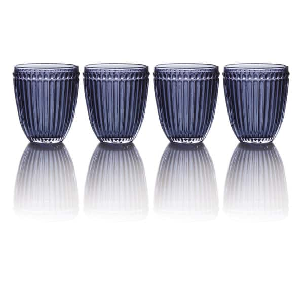 Blue Italian Set of 4 Highball Glasses