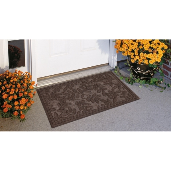 Mohawk Monaco Leaves Doormat (1'6 x 2'6) - 1'6" x 2'6"