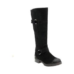 clarks knee high boots black