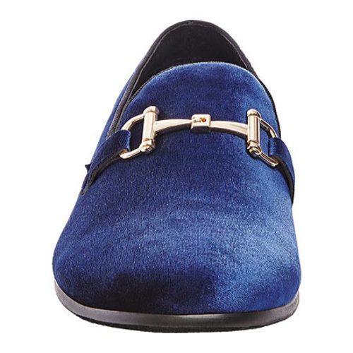 steve madden blue velvet loafers