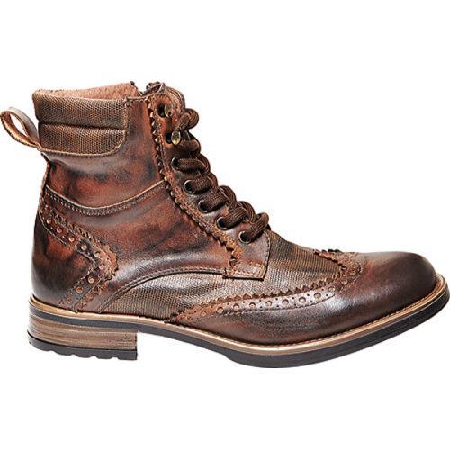 Men's Steve Madden Gastonn Wing Tip Boot Cognac Leather - Free Shipping ...