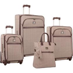 tan luggage sets