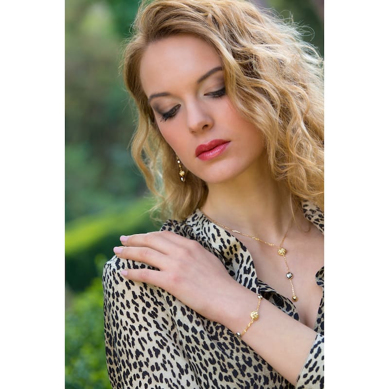 Fremada Italian 14k Gold Sandblast and High Polish Twisted Bangle Bracelet