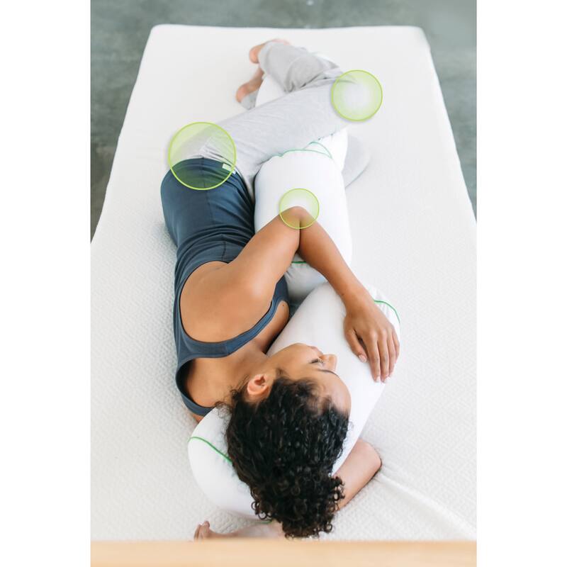 Sleep Yoga Multi-Position Body Pillow - White