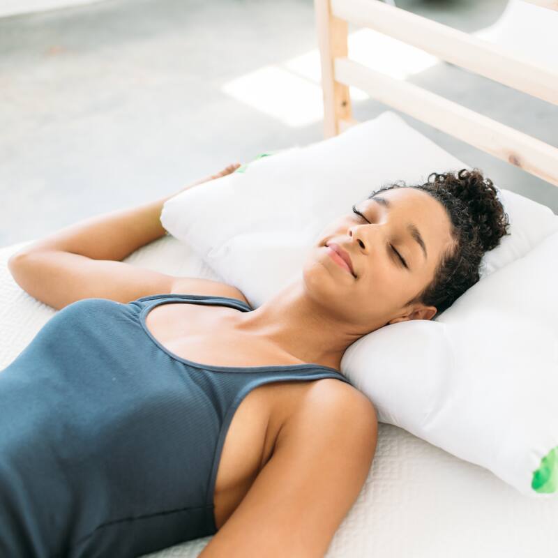 Sleep Yoga™ Dual Sleep Neck Pillow - White